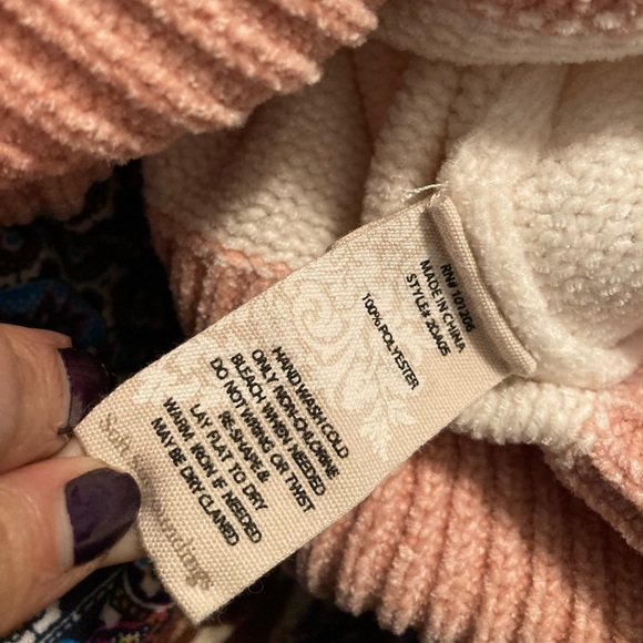 Soft Surroundings Lisbeth Chenille Knit Colorblock Sweater - Picture 8 of 8